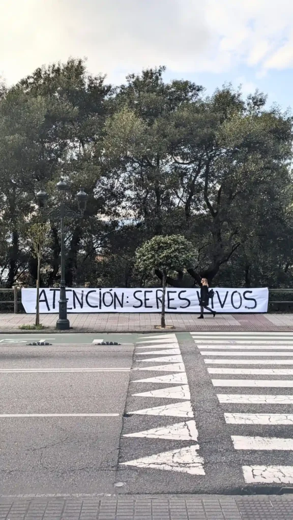 bandeirola seres vivos paso peons - Amigas das arbores